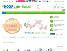 Tablet Screenshot of hoorbatterijen.nl